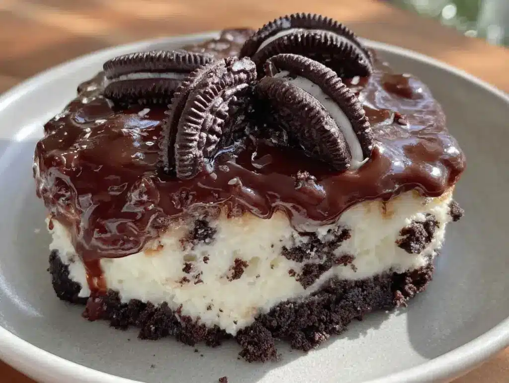 no bake Oreo cheesecake - featured image