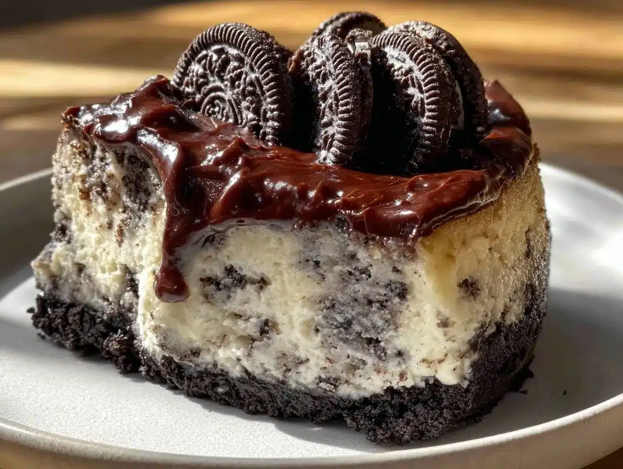 no bake Oreo cheesecake preparation steps