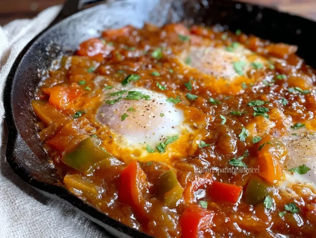 north african shakshuka recipe - featured image