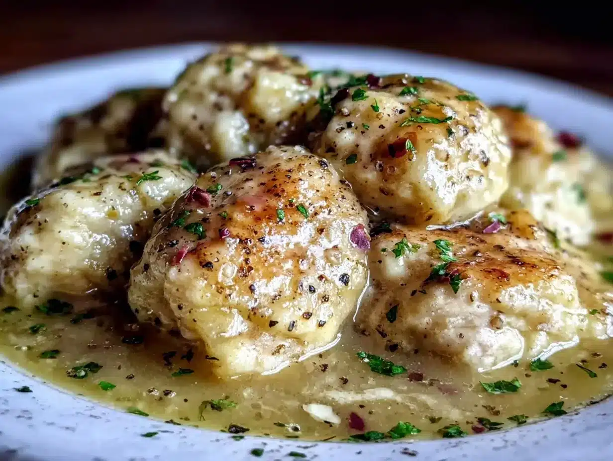 old-fashioned chicken and dumplings preparation steps