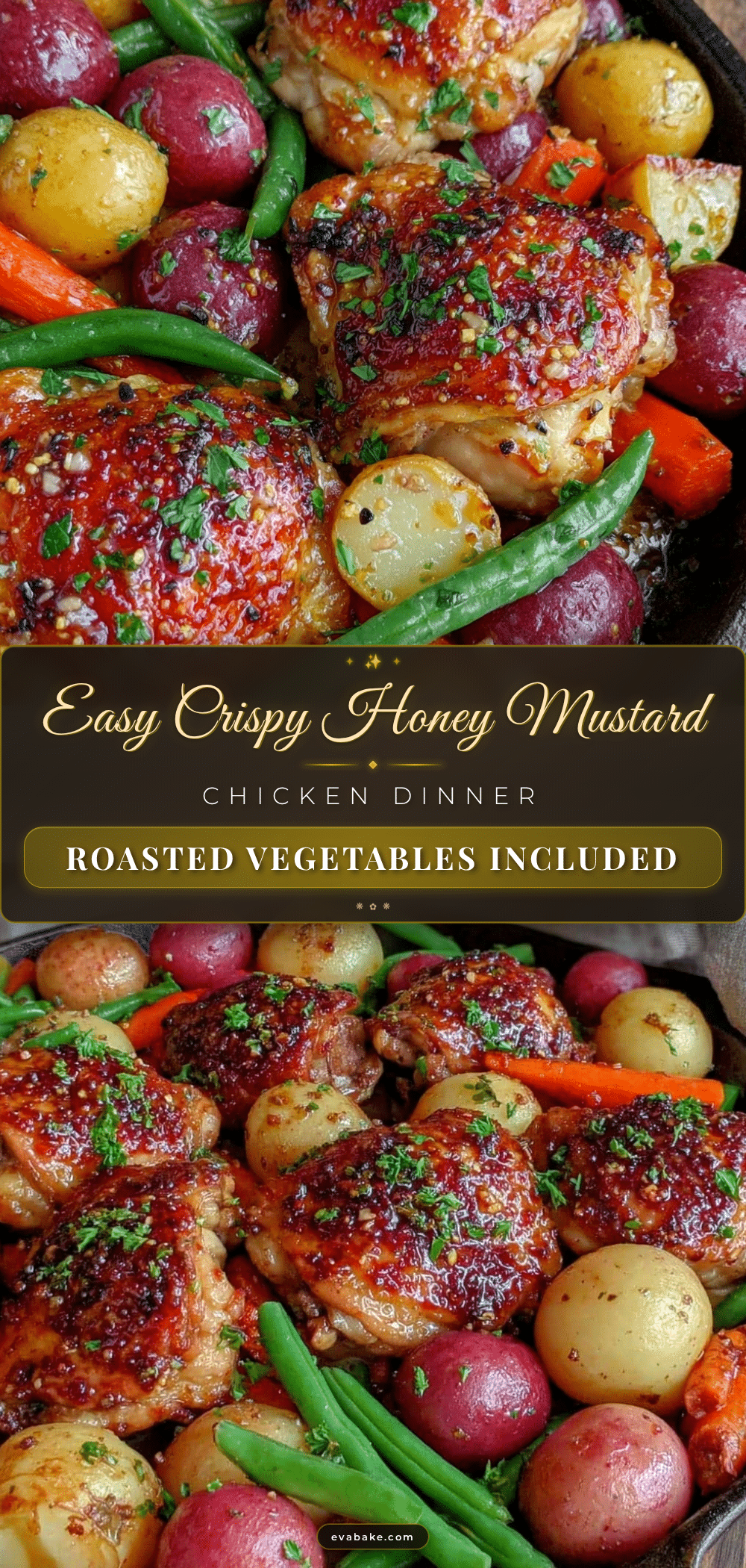 one-pan honey mustard chicken recipe