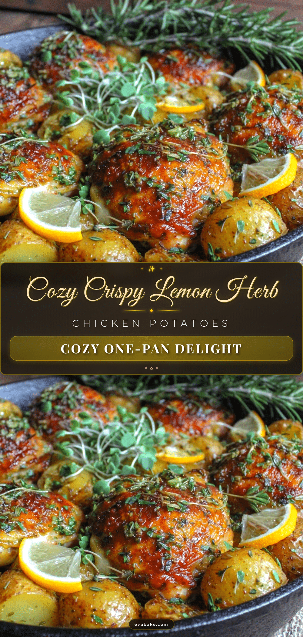 one-pan lemon herb chicken and potatoes recipe