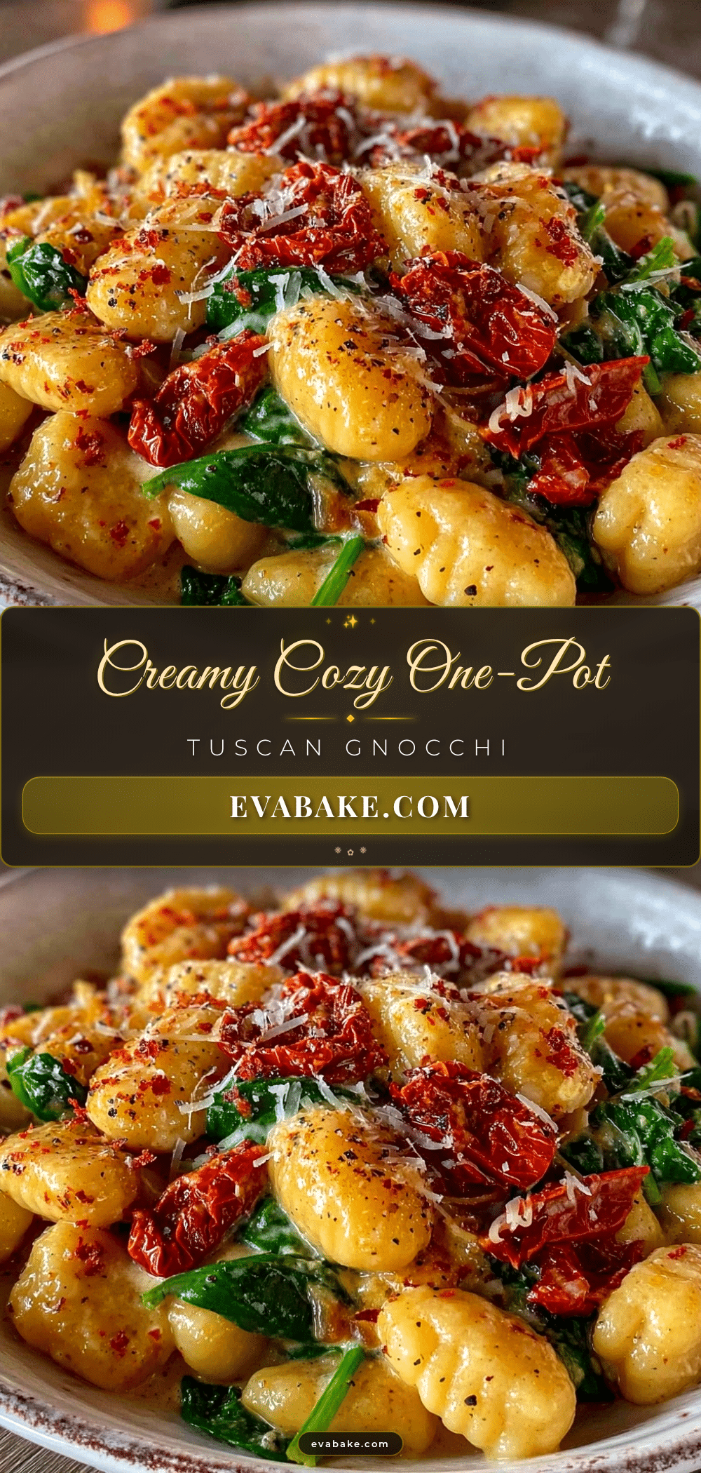 one pot creamy tuscan gnocchi recipe