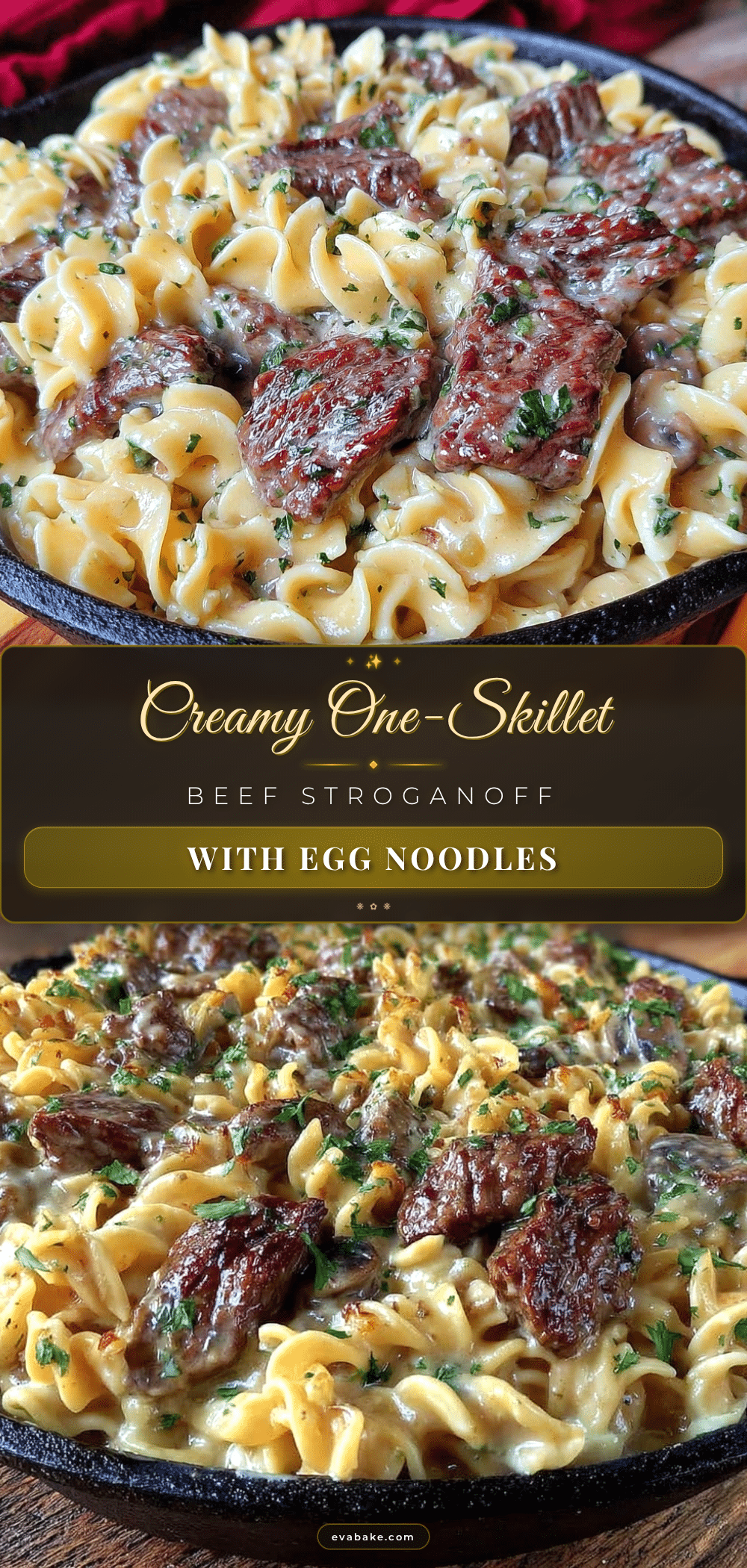 one-skillet beef stroganoff recipe