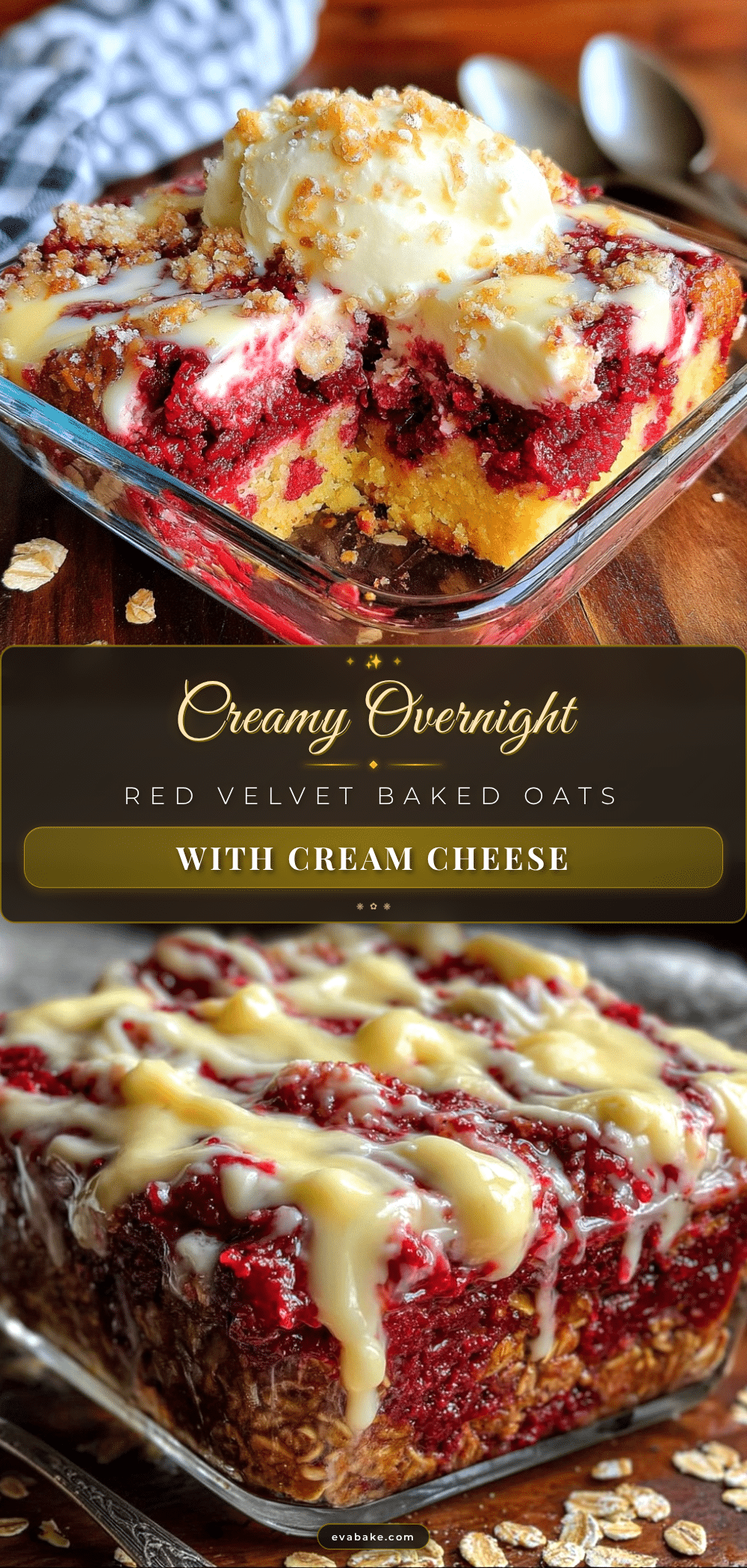 overnight red velvet baked oats recipe