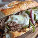 philly cheesesteak sandwich - featured image