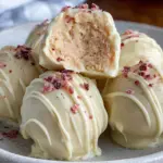 pink champagne truffles - featured image