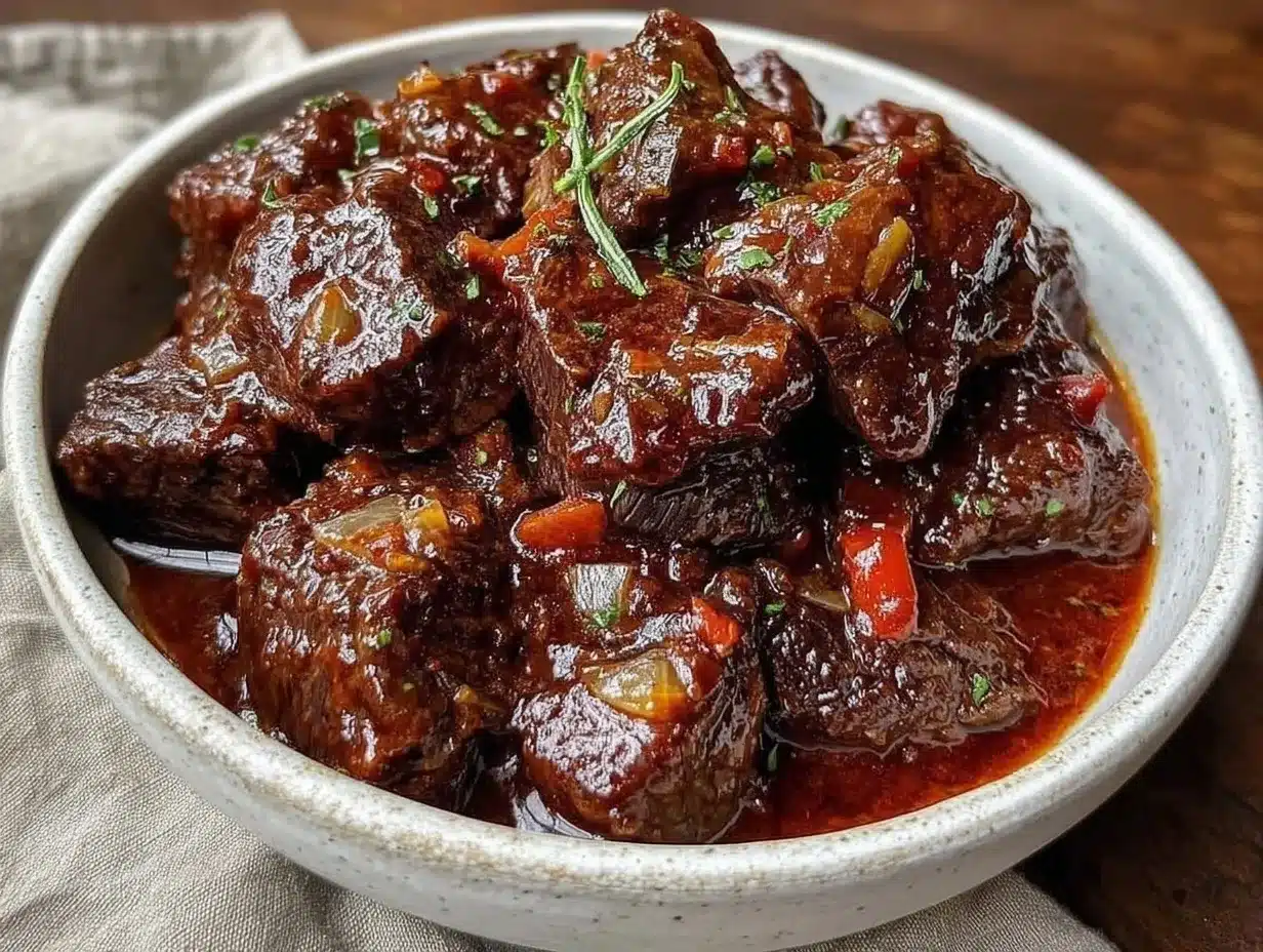 pressure cooker beef bourguignon preparation steps