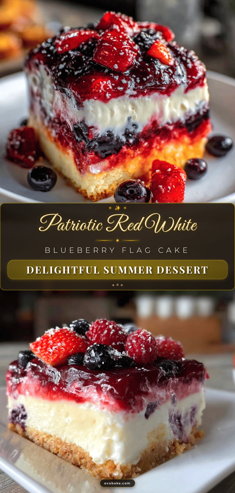 red white and blue berry flag cake recipe