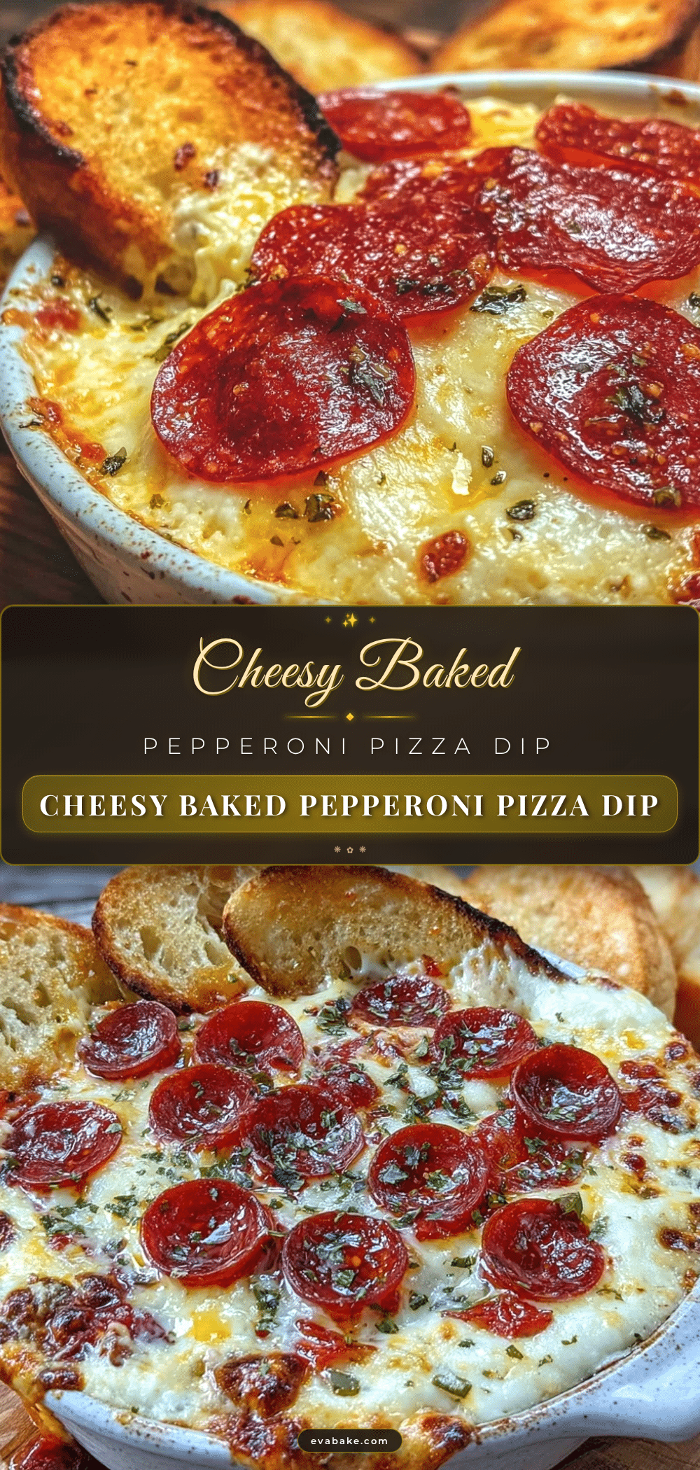 savory baked pizza dip recipe