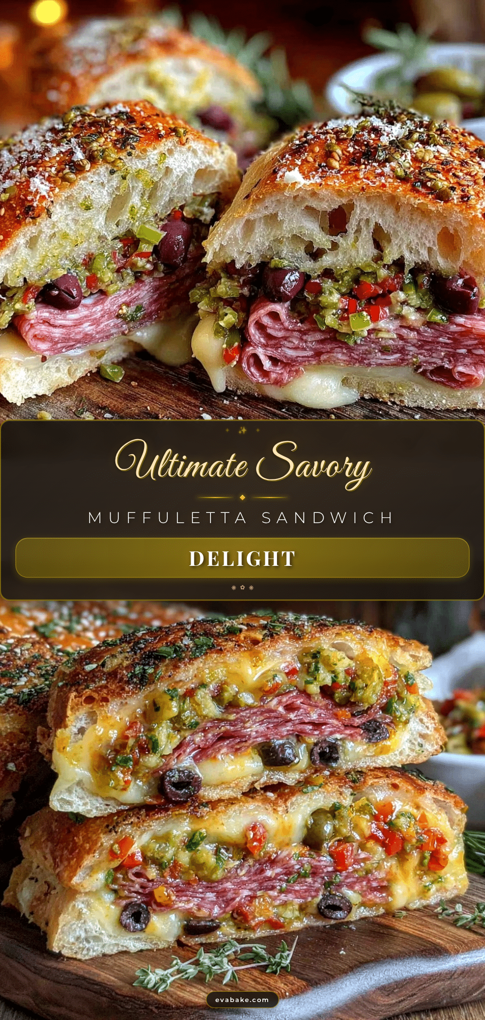 savory muffuletta sandwich recipe