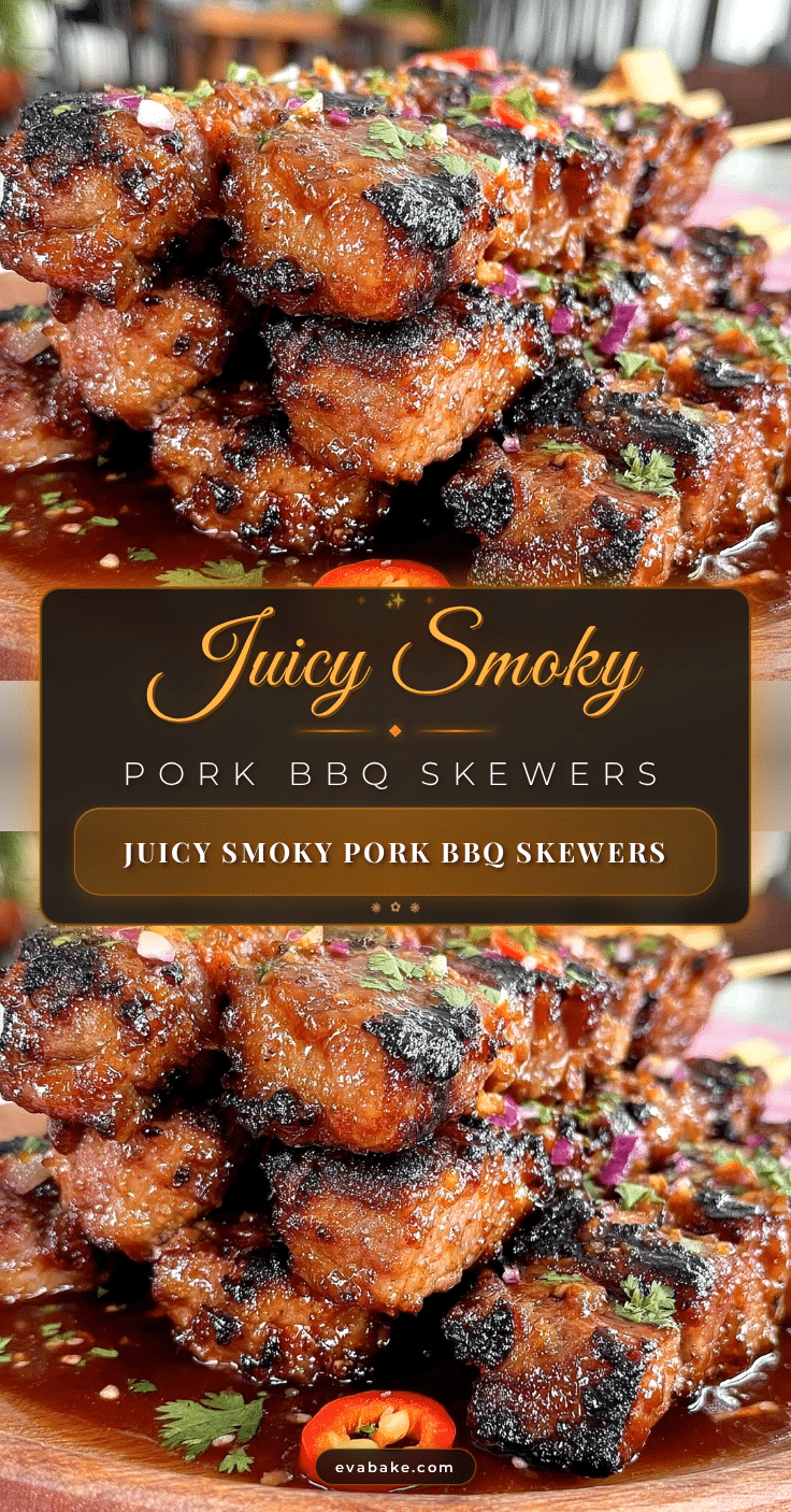 savory pork bbq skewers recipe