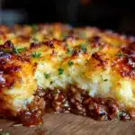 savory shepherds pie with lamb - featured image