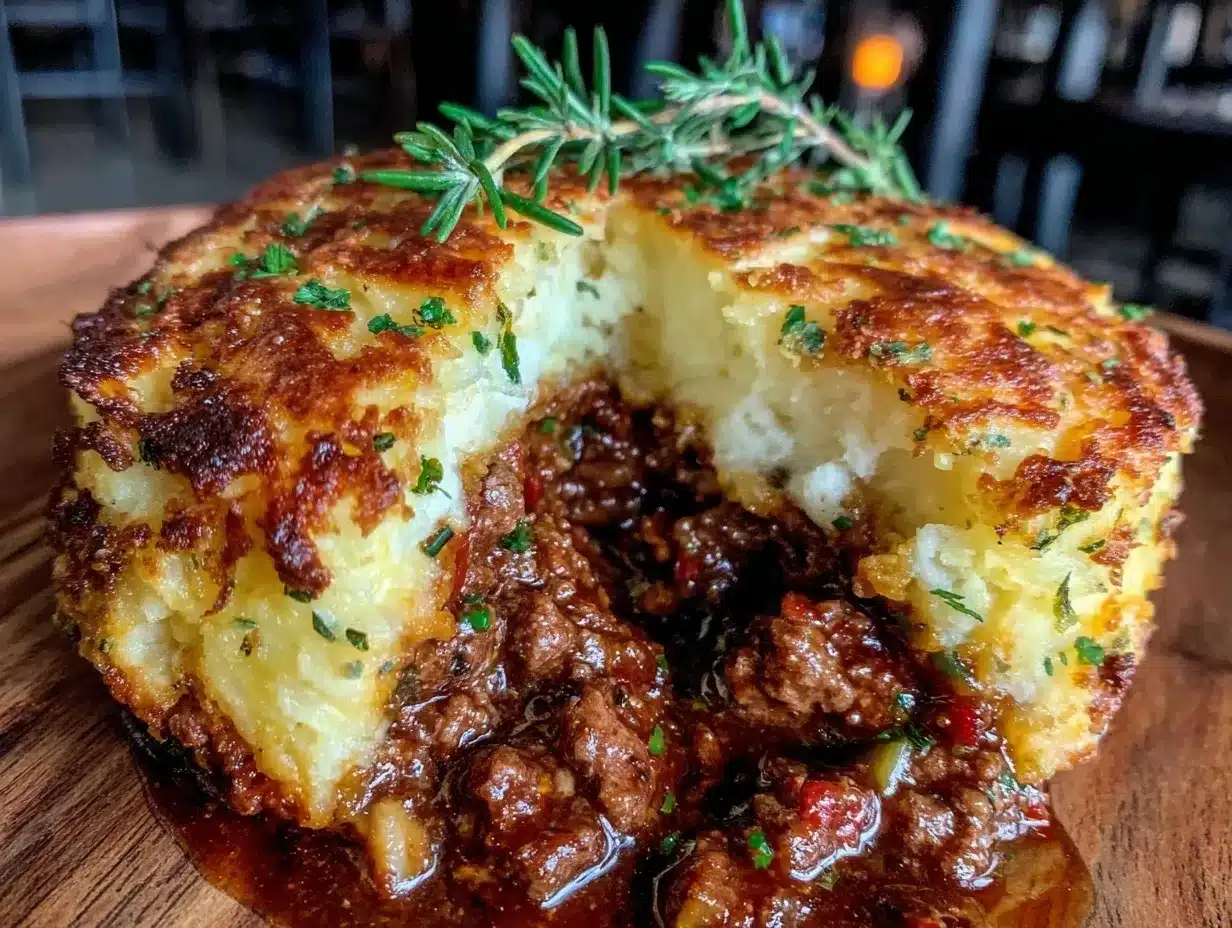 savory shepherds pie with lamb preparation steps