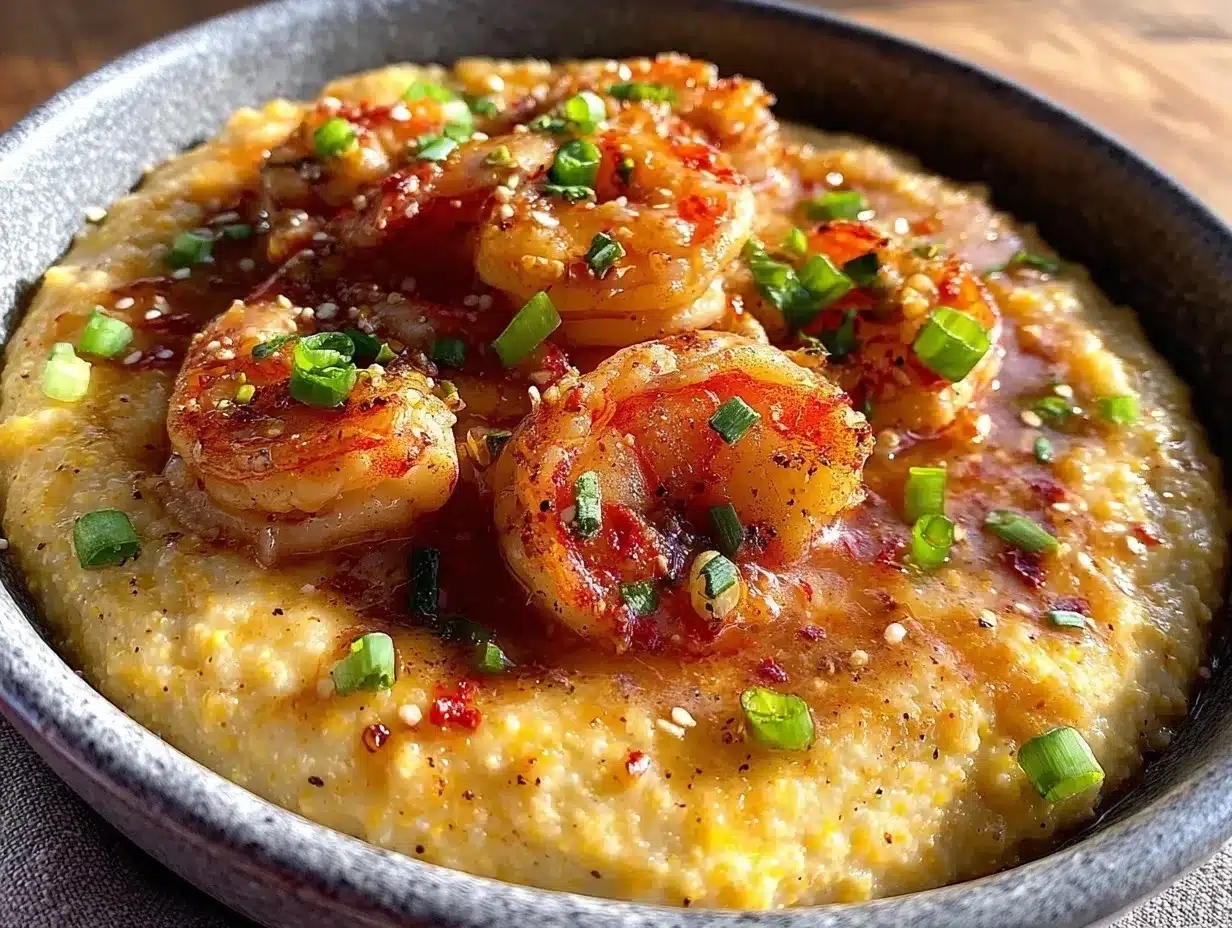 shrimp and grits with tasso ham gravy preparation steps