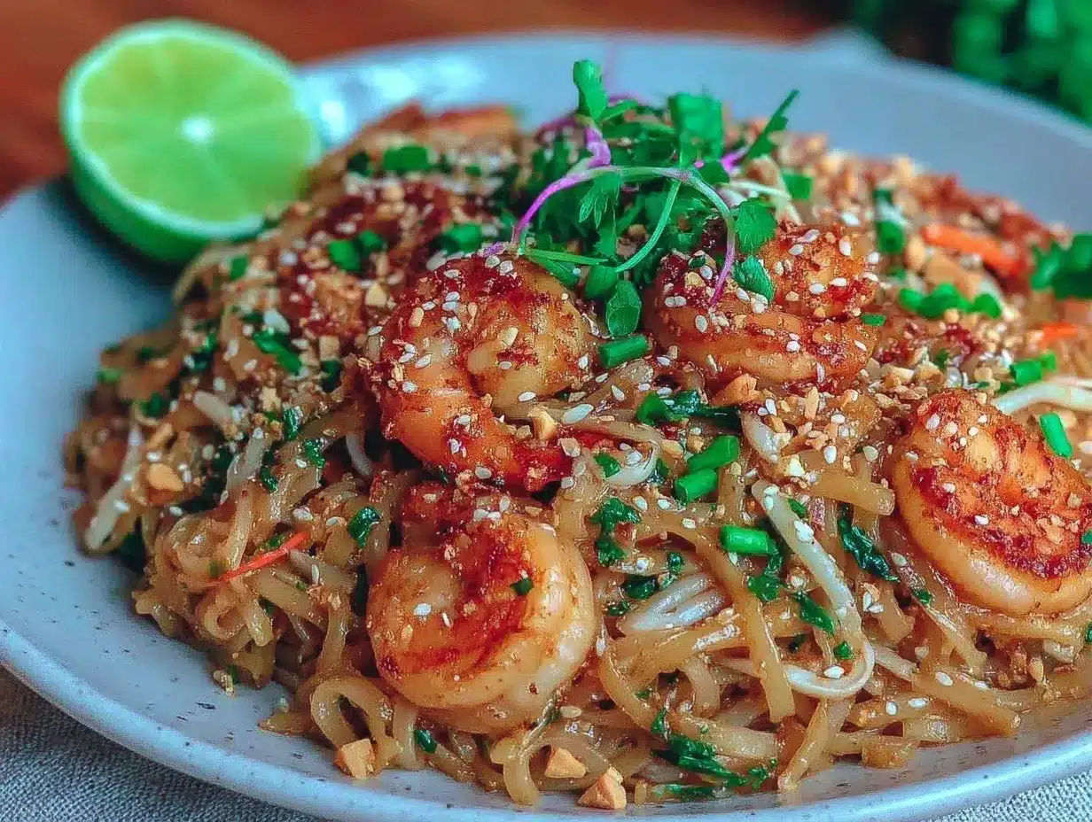 shrimp pad thai recipe preparation steps