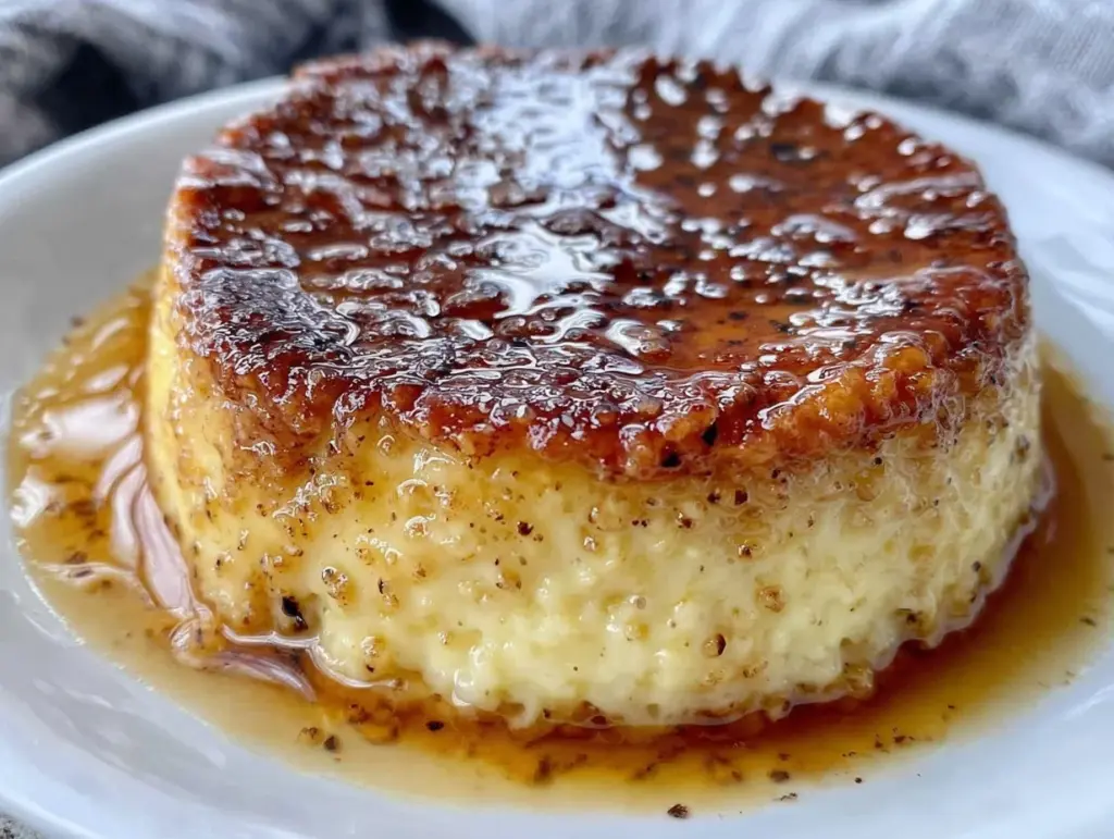 silky classic flan recipe - featured image