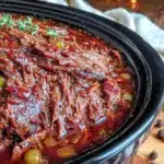 slow cooker mississippi pot roast - featured image