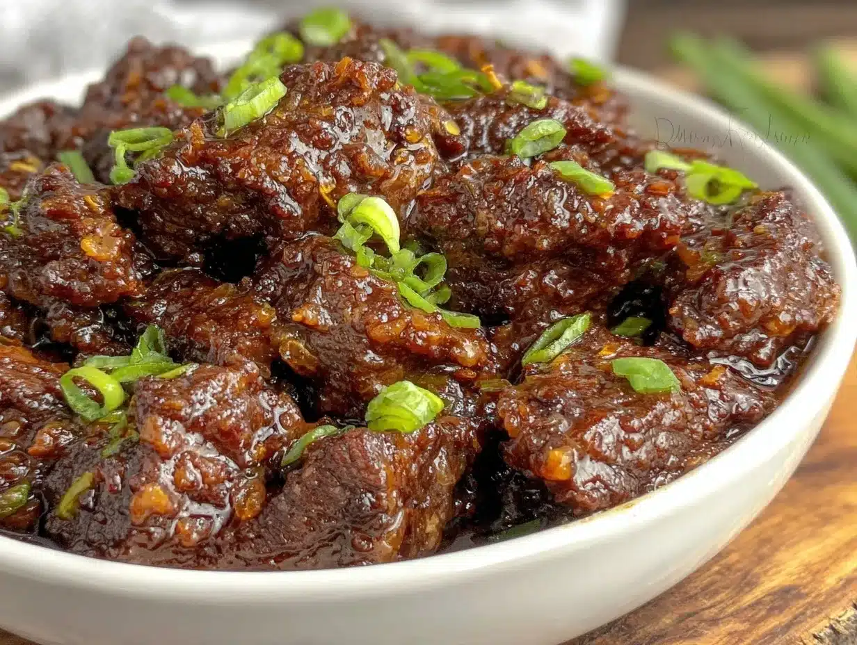 slow cooker mongolian beef preparation steps