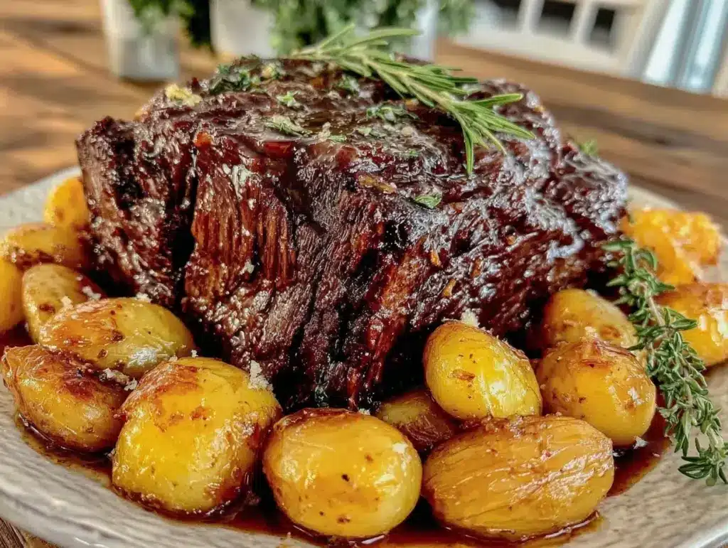 slow cooker pot roast - featured image