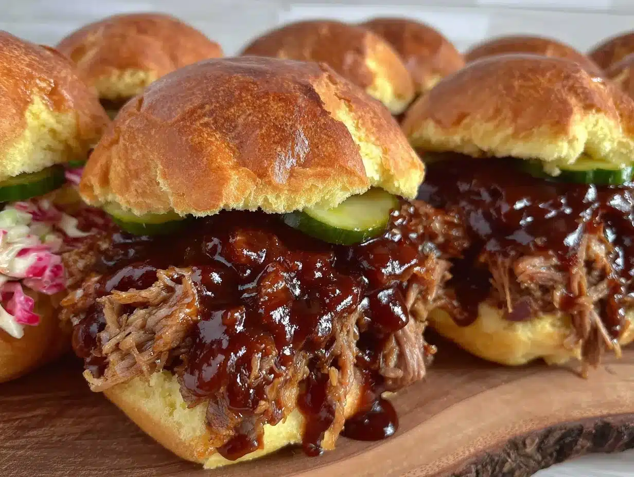 slow cooker root beer pulled pork sliders preparation steps
