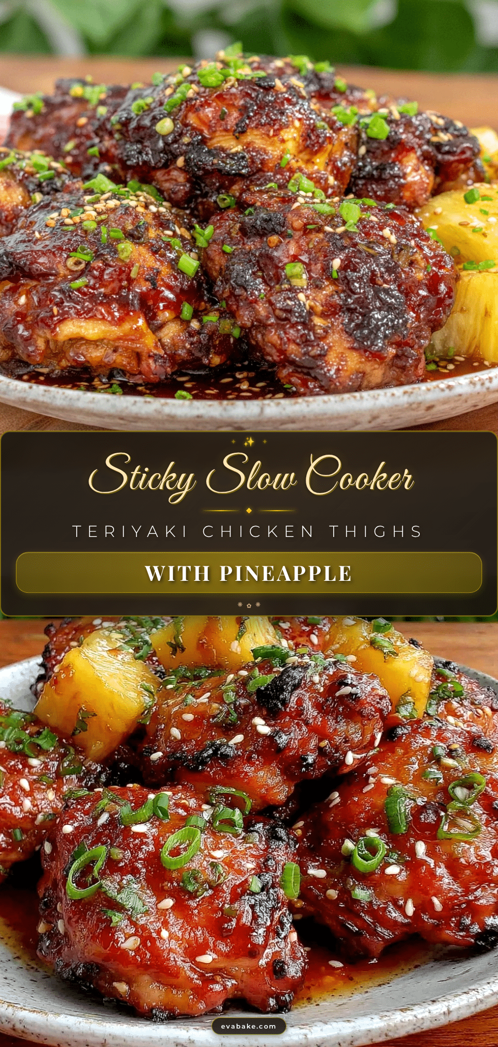 slow cooker teriyaki chicken thighs recipe