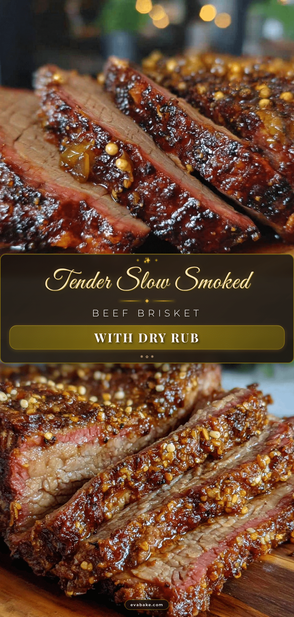 slow smoked beef brisket recipe