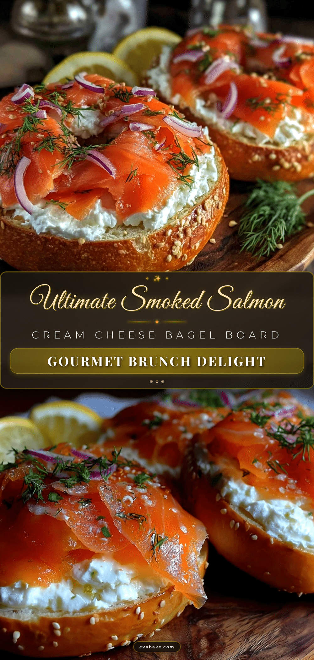 smoked salmon cream cheese bagel board recipe