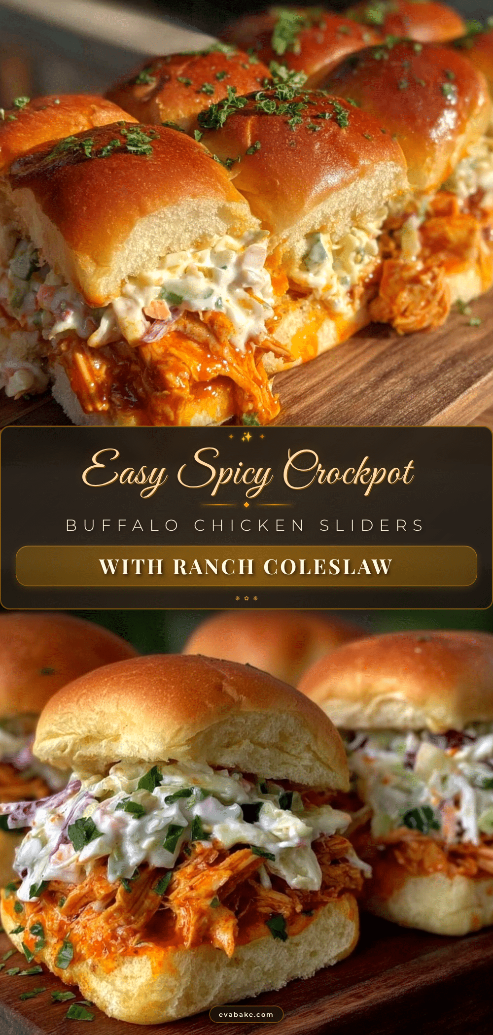spicy crockpot buffalo chicken sliders recipe