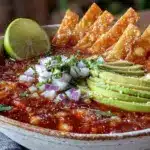 spicy tortilla soup - featured image