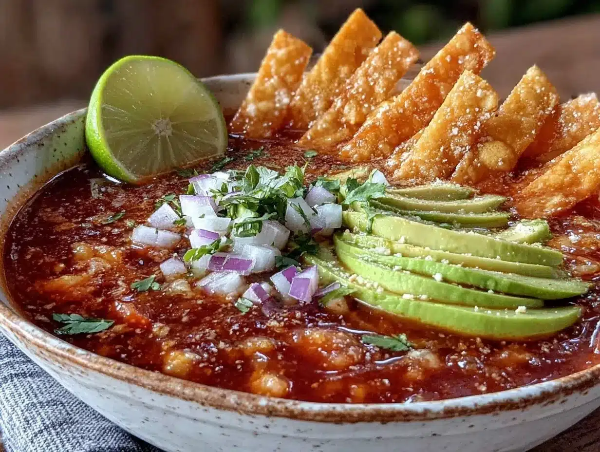 spicy tortilla soup preparation steps