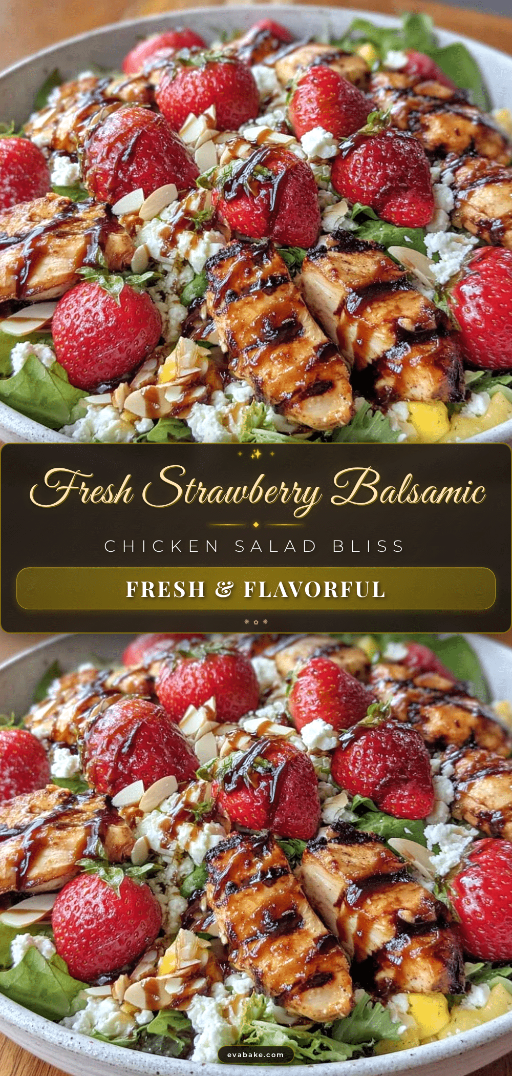 Strawberry Balsamic Chicken Salad recipe