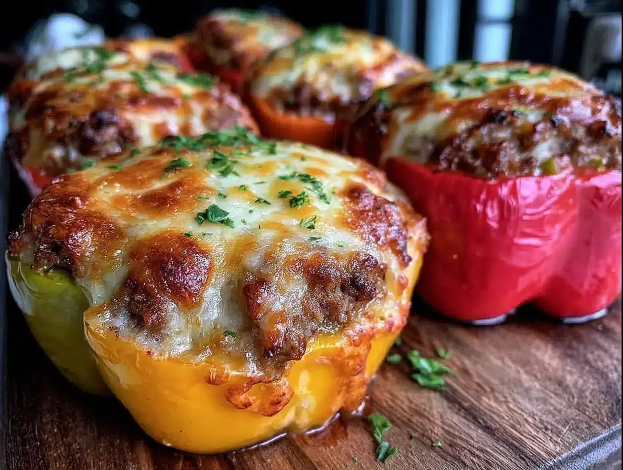 stuffed bell peppers recipe preparation steps