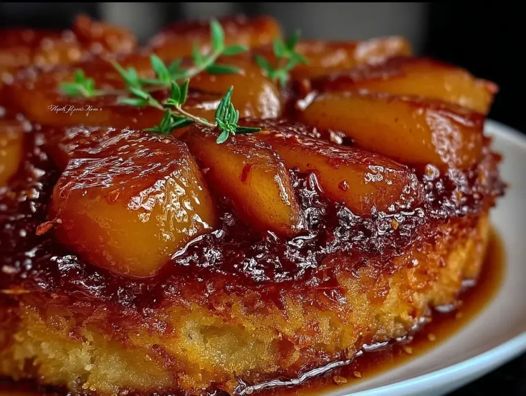 tarte tatin apple tart - featured image