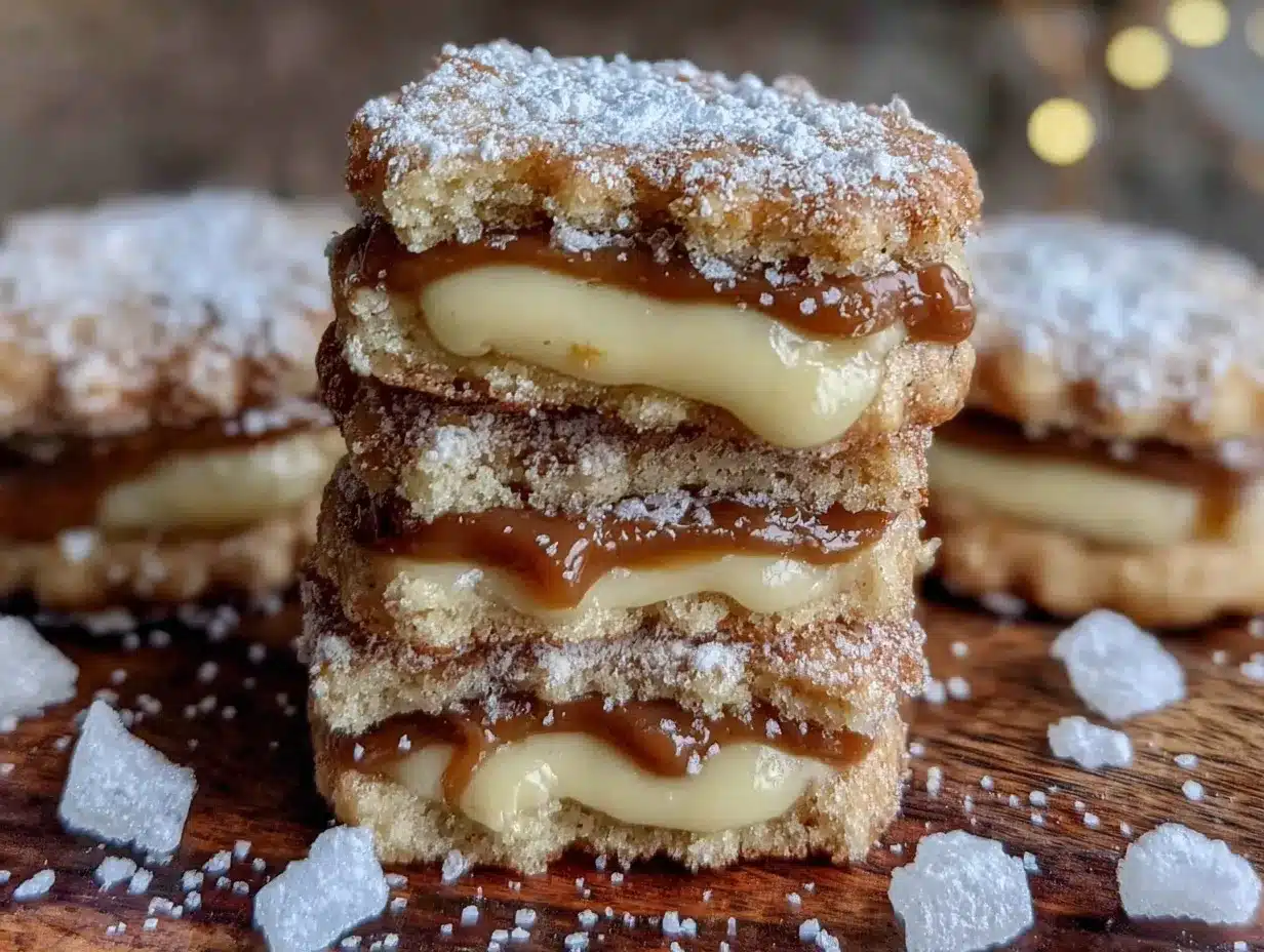 tender alfajores cookies preparation steps