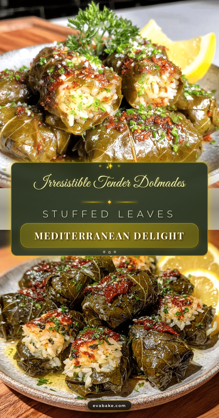 tender dolmades stuffed grape leaves recipe