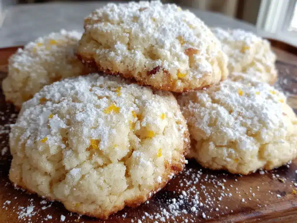 tender orange blossom cookies - featured image