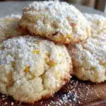 tender orange blossom cookies - featured image
