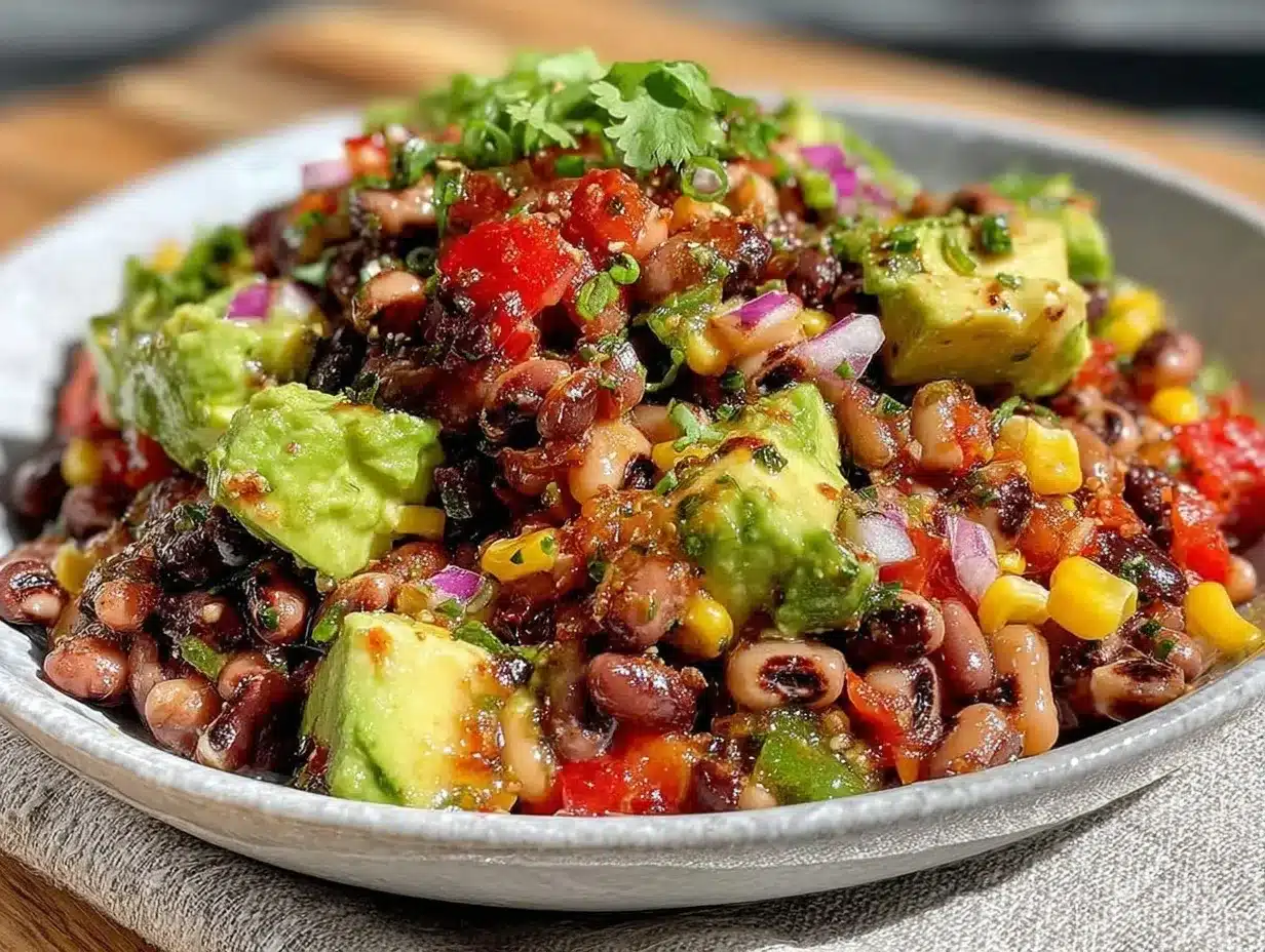 Texas Caviar Black-Eyed Pea Salad preparation steps