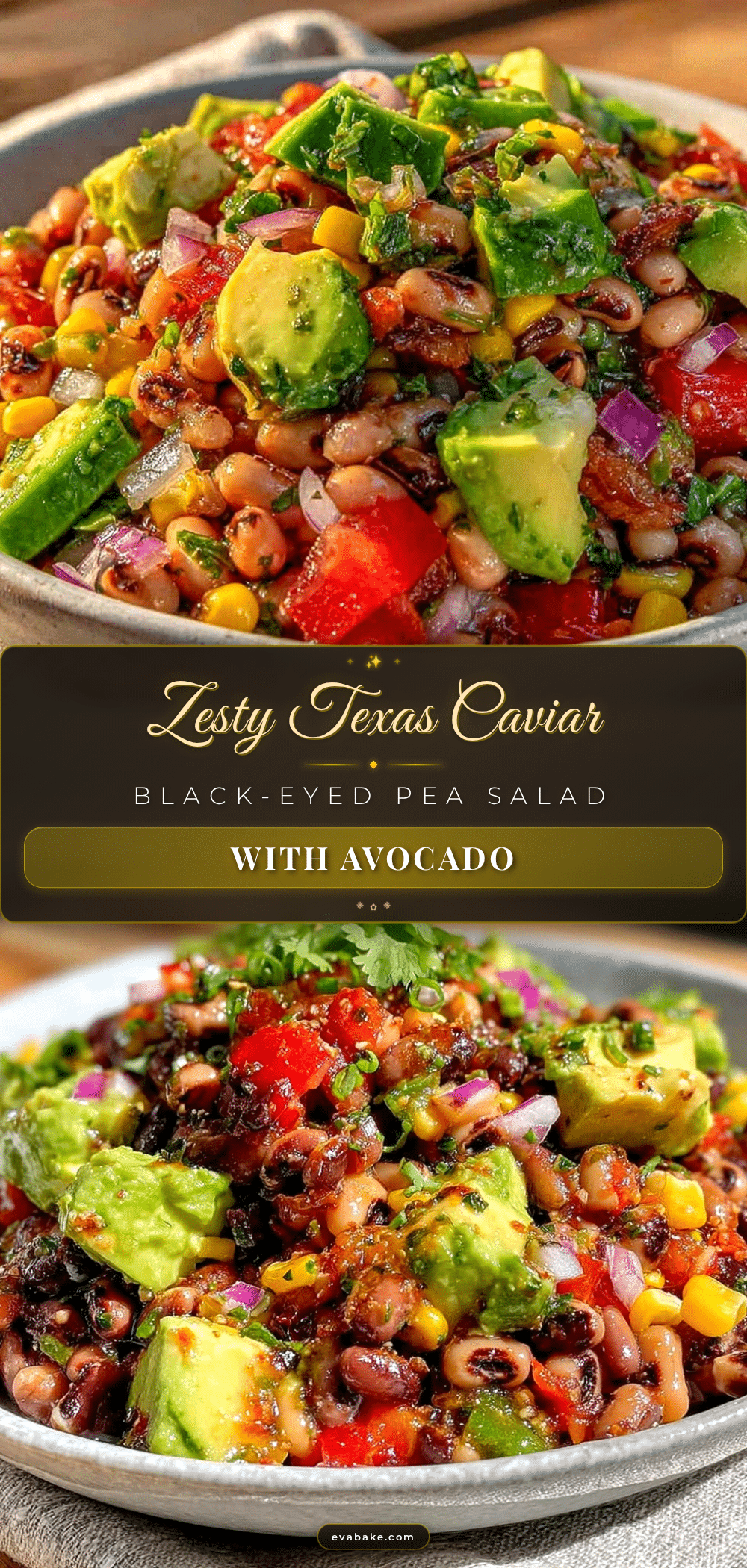 Texas Caviar Black-Eyed Pea Salad recipe