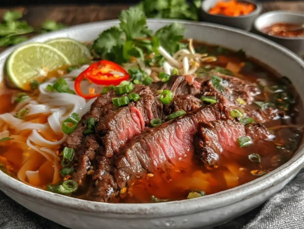 Vietnamese pho beef recipe - featured image