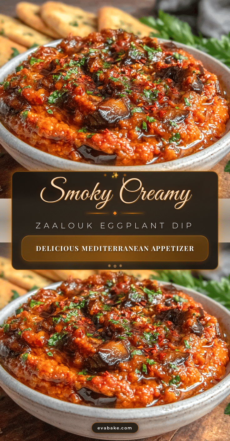 Zaalouk Eggplant Dip recipe