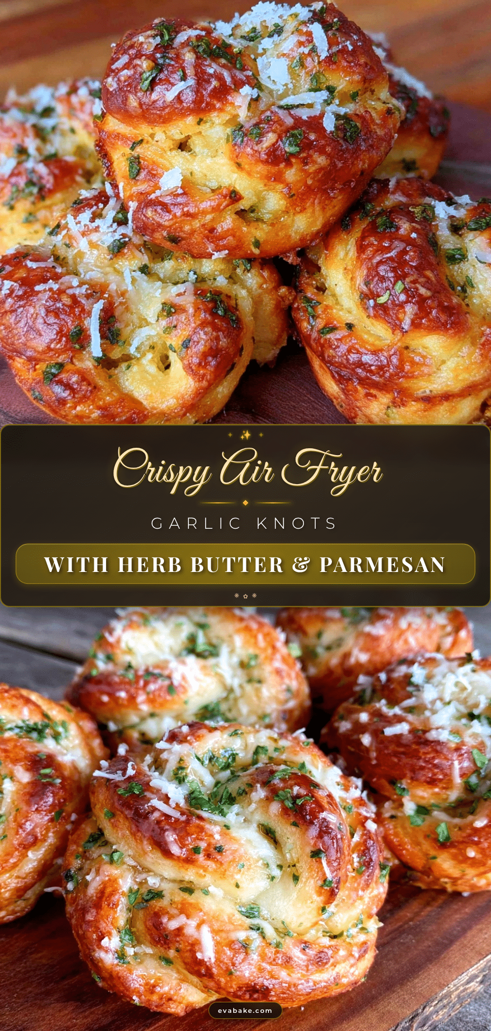 air fryer garlic knots recipe