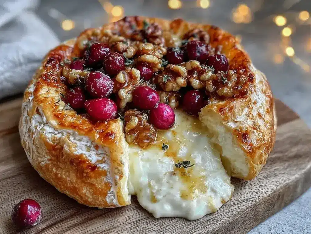 baked brie in puff pastry - featured image