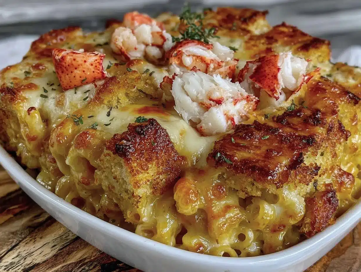 baked lobster mac and cheese preparation steps