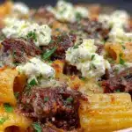 baked rigatoni with beef short rib ragu - featured image