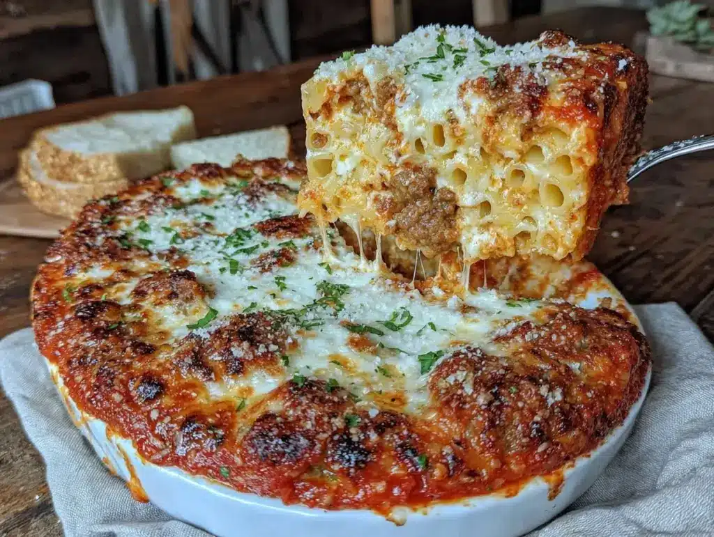 baked ziti with italian sausage - featured image