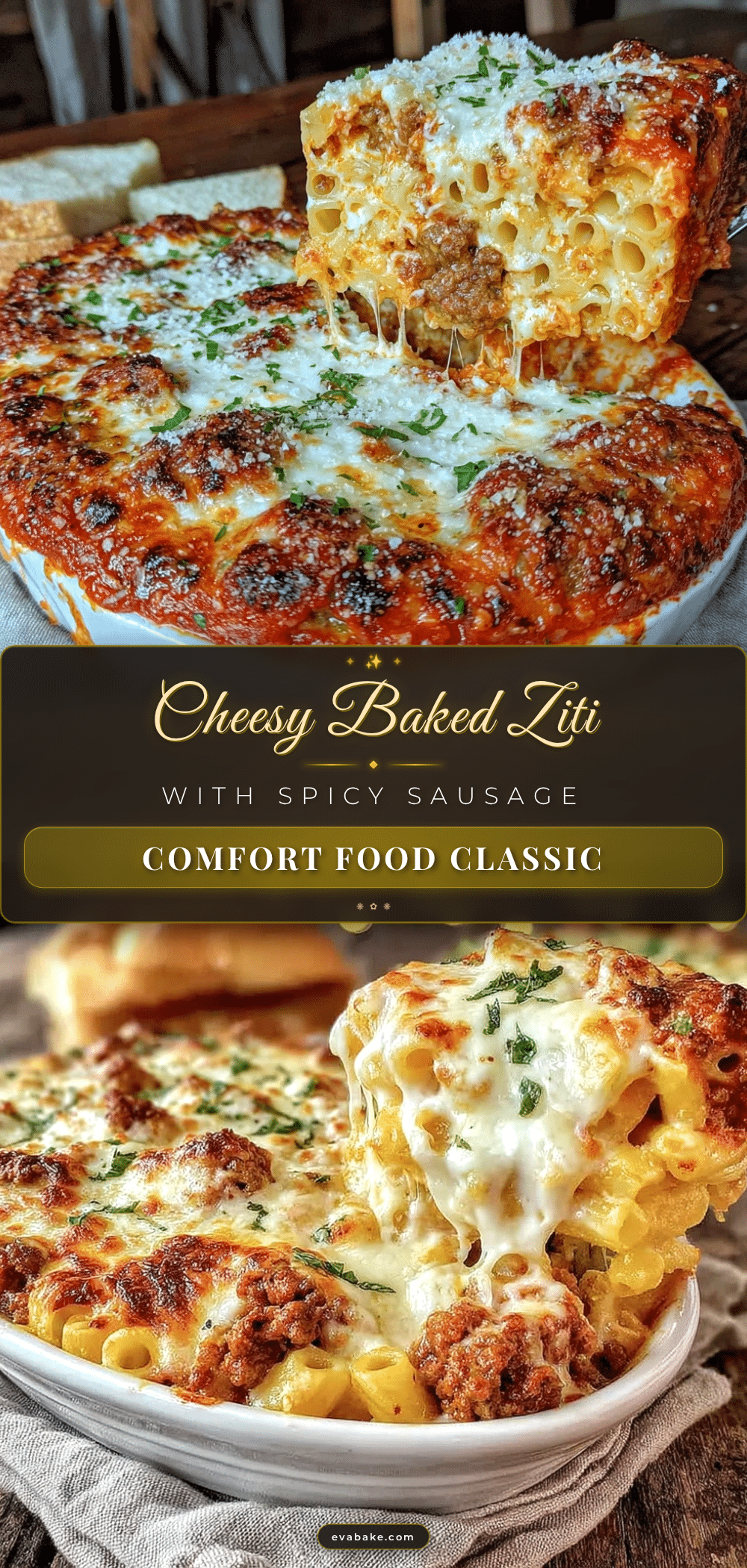 baked ziti with italian sausage recipe