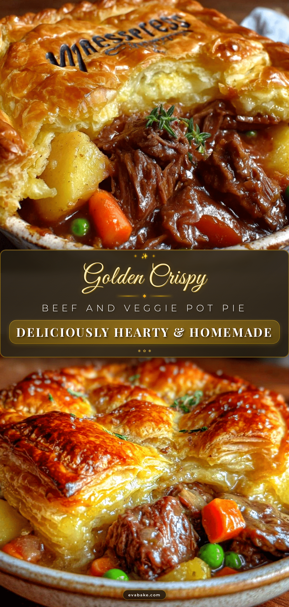 beef and vegetable pot pie recipe
