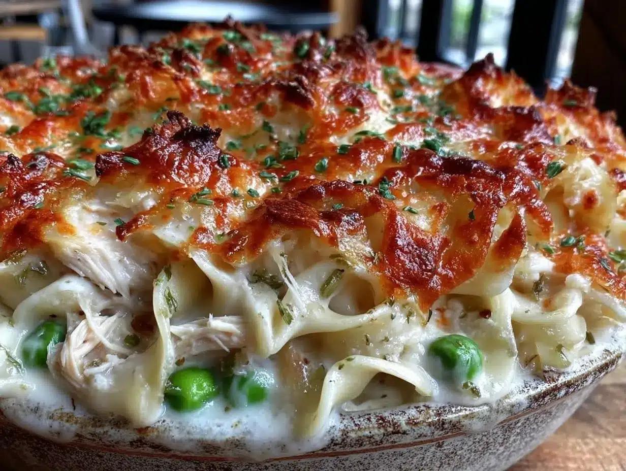 chicken noodle casserole preparation steps